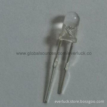 LED, 3mm, round, red, 5-year warranty
